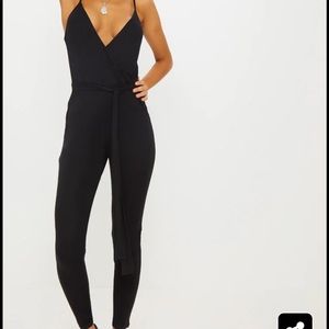 Black Strappy Jumpsuit